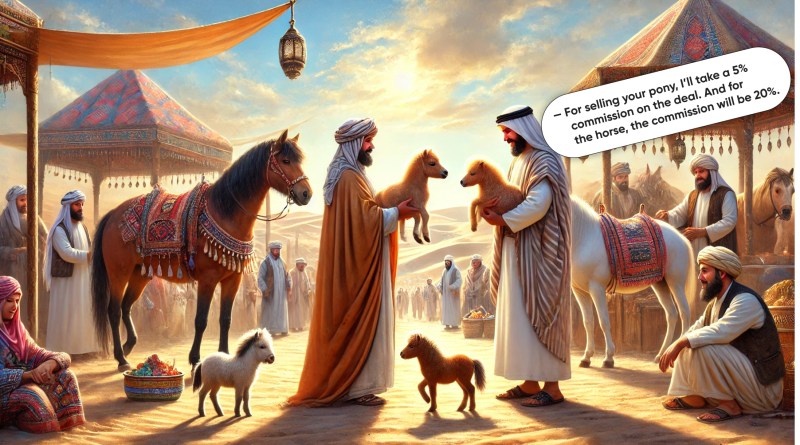 commission structure on a marketplace