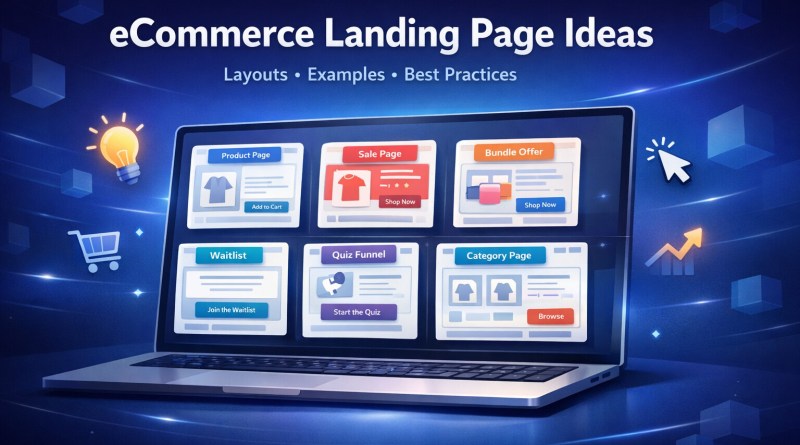 eCommerce Landing Page Ideas