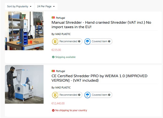 Precious Plastic Bazaar