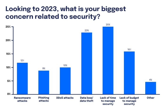 Looking to 2023, what is your biggest concern related to security