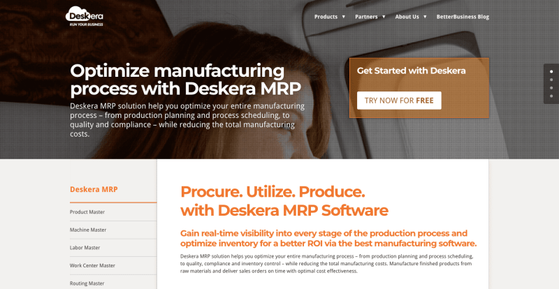 Deskera MRP