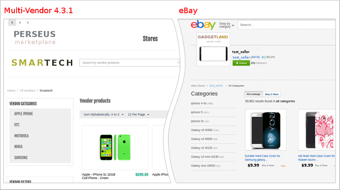 New Look of the Vendor Page: photo 2 - CS-Cart Blog