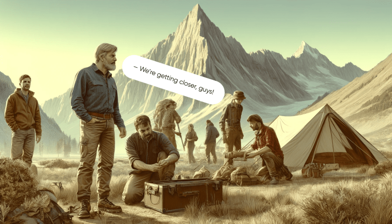 Setting up a base camp to get closer to success