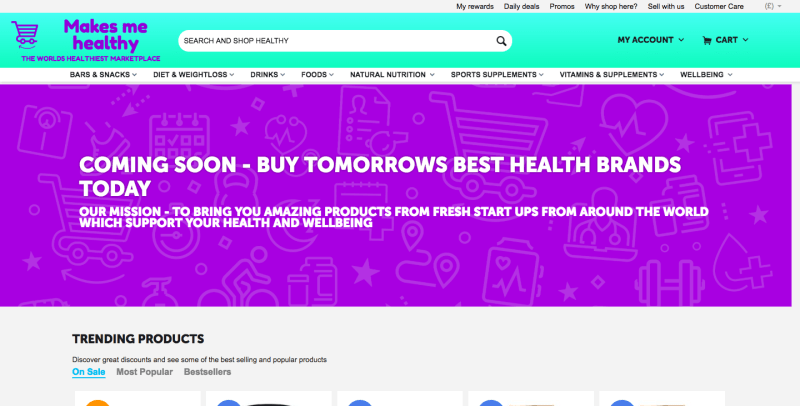 start a marketplace website